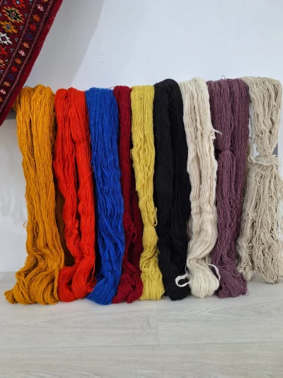 قیمت فرش ترکمن دست بافت طرح تاج خروس